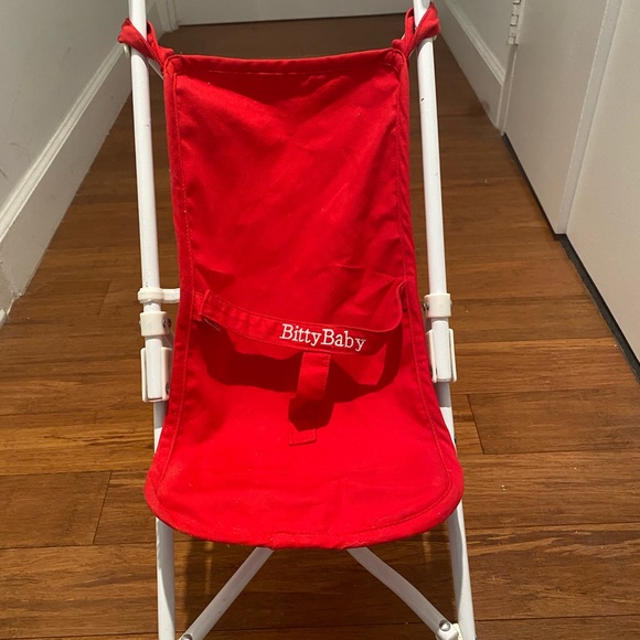 American Girl Bitty Baby Red Doll Stroller - Picture 1 of 7